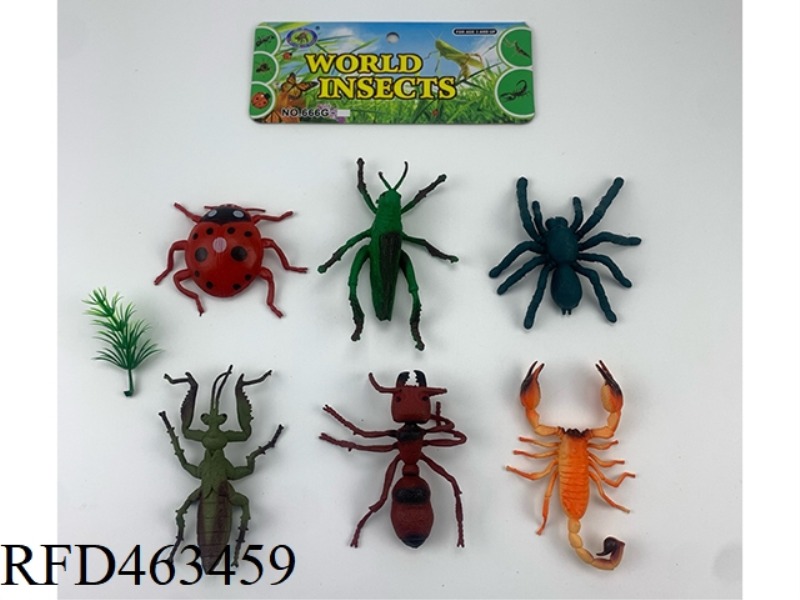 7 PCS. MIXED INSECT