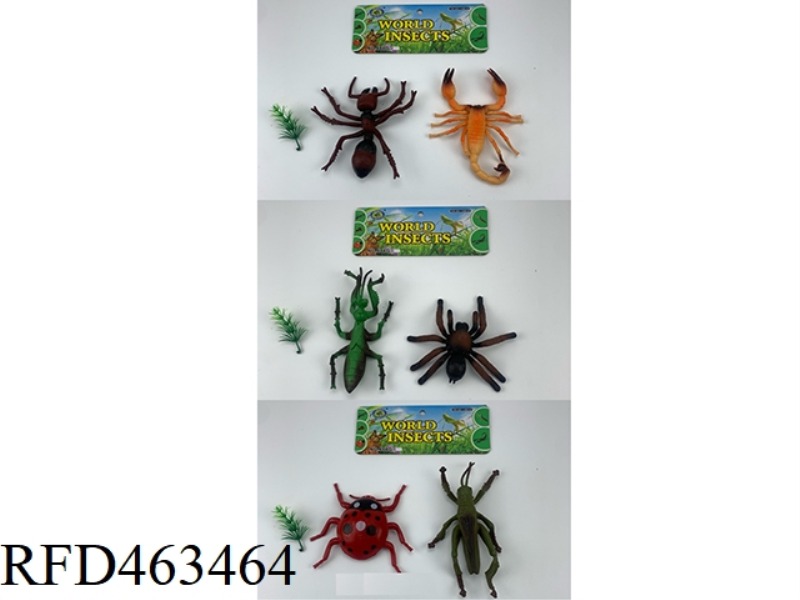 THREE KINDS OF INSECTS MIXED 3 PCS