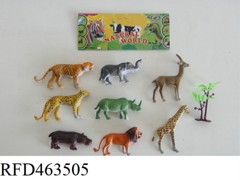 9PCS MIXED ANIMAL