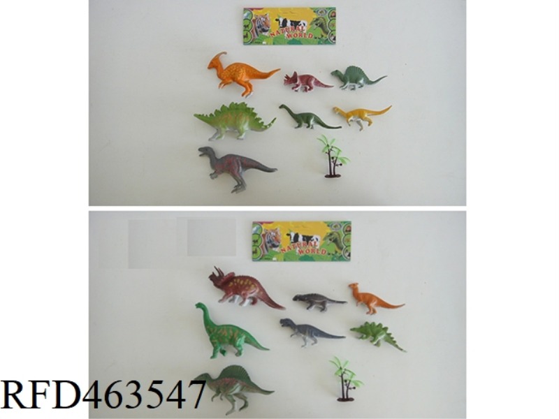 MIXED LOADING OF TWO DINOSAURS 8PCS