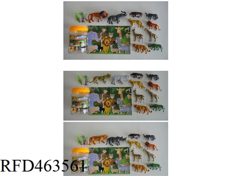 MIXED PACKAGE OF THREE KINDS OF ANIMALS: 13PCS