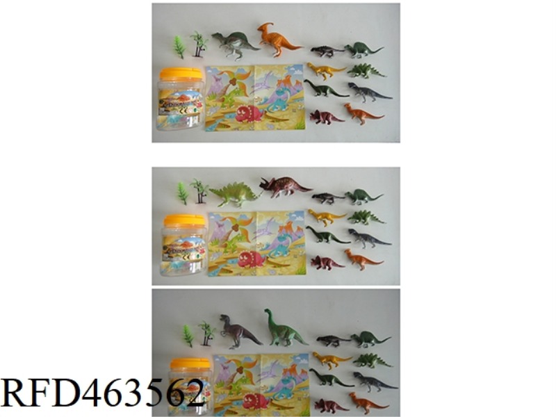 MIXED PACKAGE OF THREE DINOSAURS 13PCS