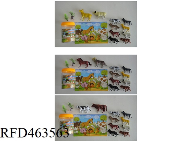 MIXED LOADING OF THREE FARM MODELS 13PCS