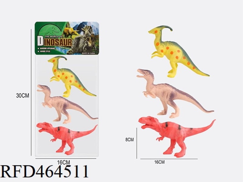 7-INCH DINOSAUR 3 ANIMAL SUIT