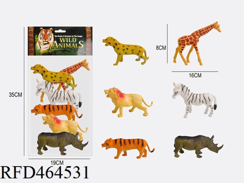 6.5-INCH WILD ANIMALS