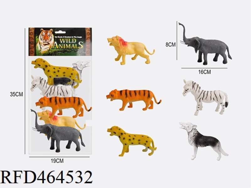 6.5-INCH WILD ANIMALS