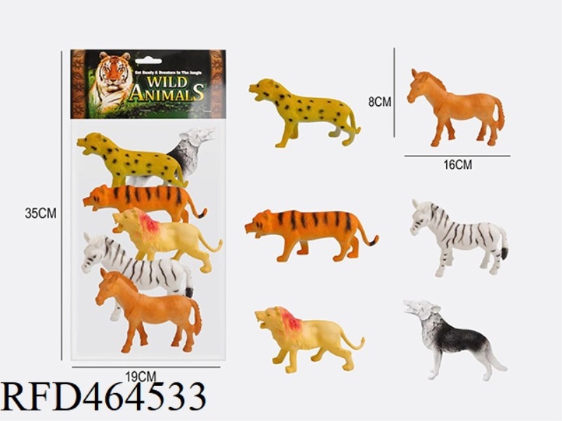 6.5-INCH WILD ANIMALS