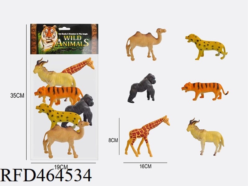 6.5-INCH WILD ANIMALS