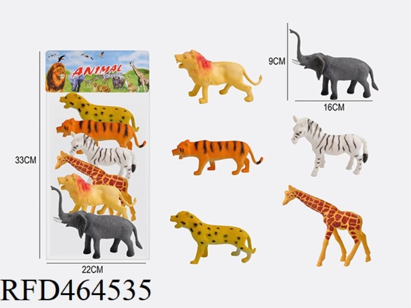 6.5-INCH WILD ANIMALS