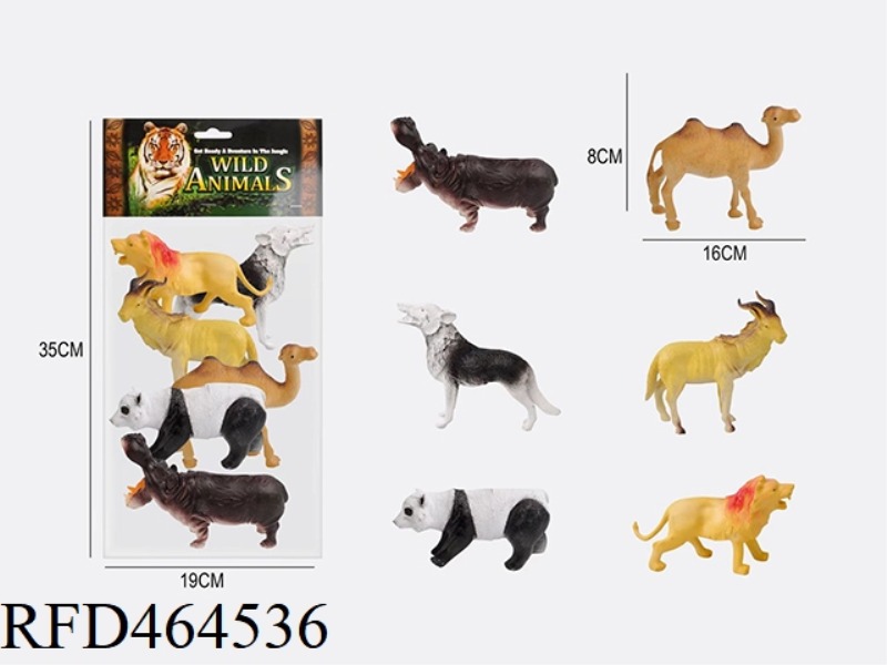 6.5-INCH WILD ANIMALS