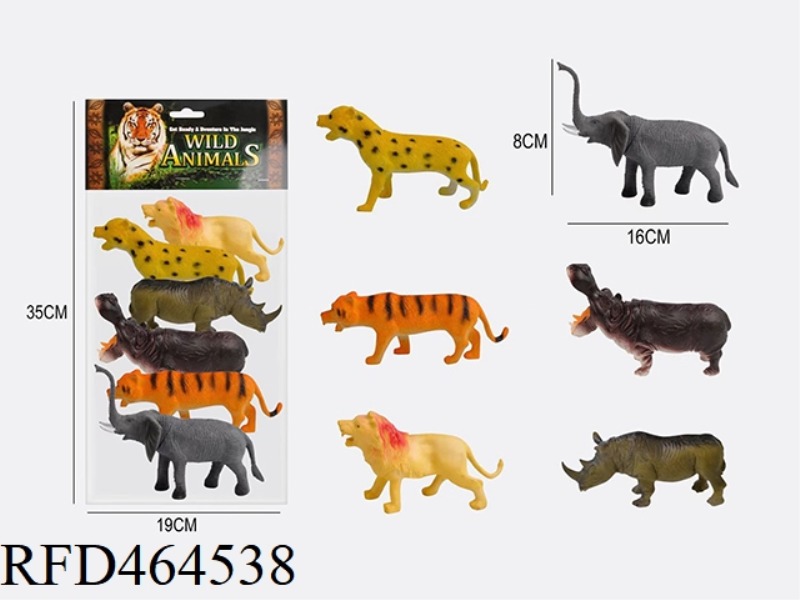 6.5-INCH WILD ANIMALS