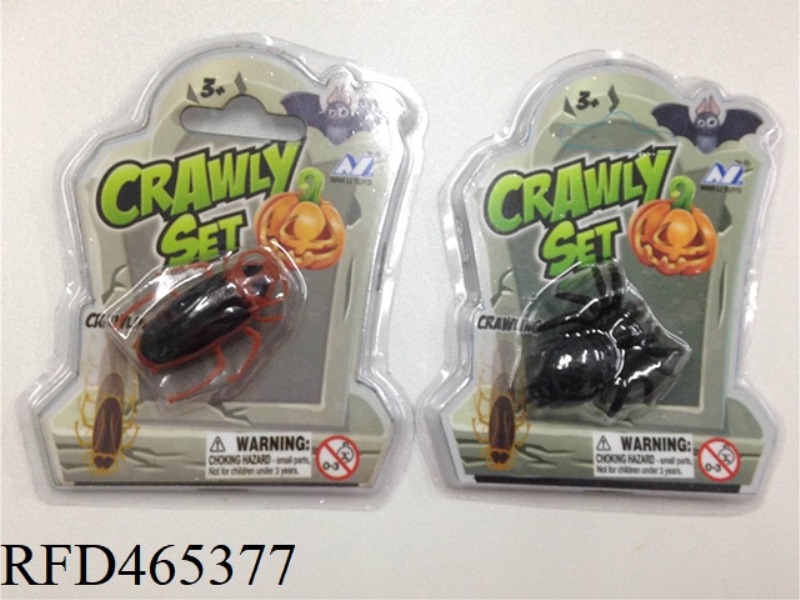DOOR CLIMBING COCKROACH AND SPIDER (GRAY)