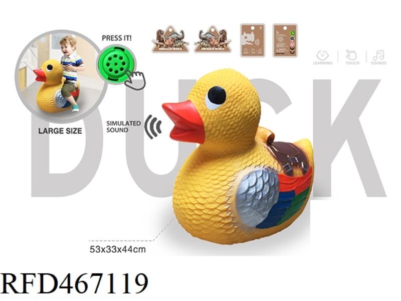 LARGE TOY RHUBARB DUCK WITH IC