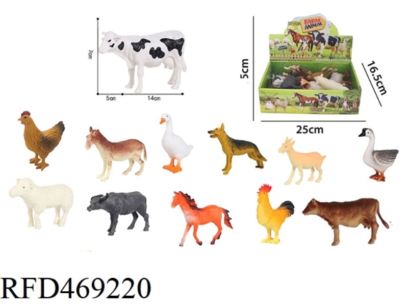 12 RANCH ANIMALS