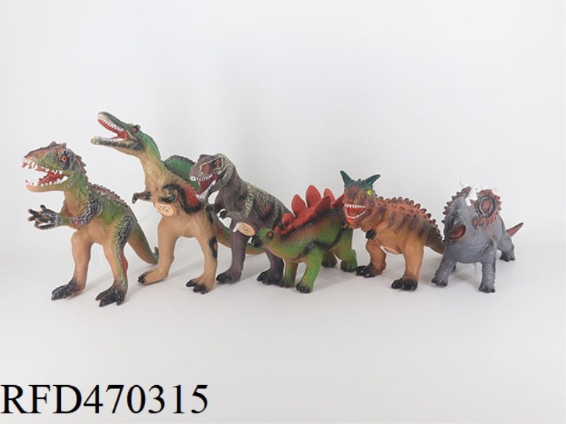 6 MIXED DINOSAURS (SIMULATION OF DINOSAUR CALLS)