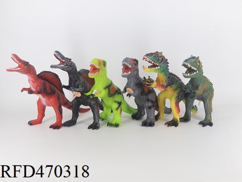 3 DINOSAURS MIXED IN 2 COLORS (SIMULATION OF DINOSAUR CALLS)