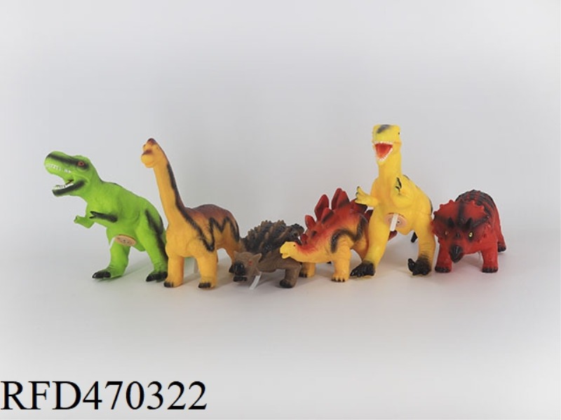 6 MIXED DINOSAURS (SIMULATION OF DINOSAUR CALLS)