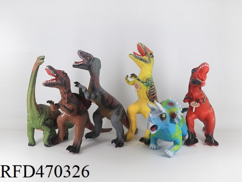 6 MIXED DINOSAURS (SIMULATION OF DINOSAUR CALLS)