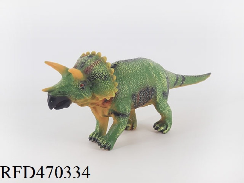 LIGHT GREEN TRICERATOPS (SIMULATION OF DINOSAUR CALLS)