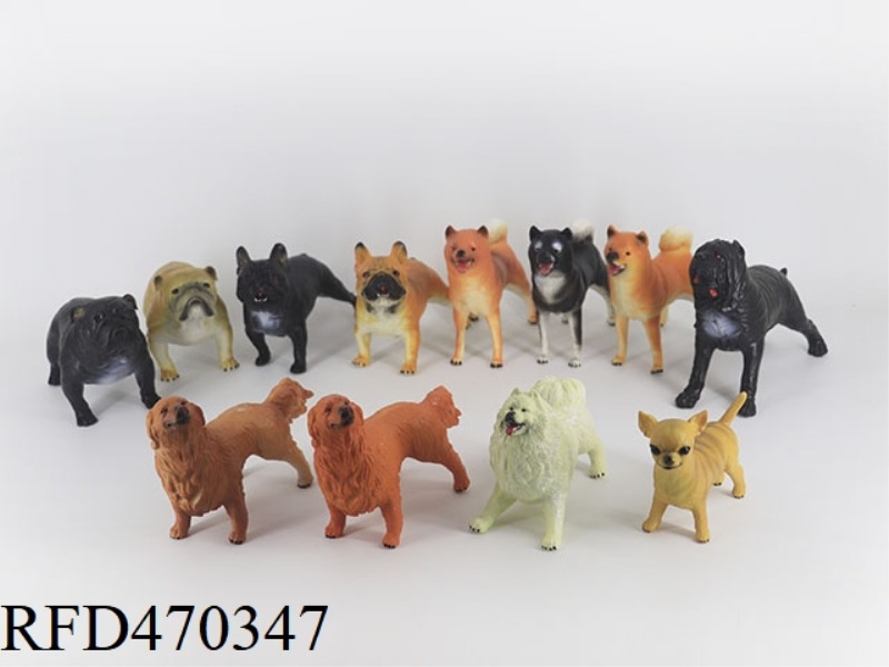 7 TYPES OF 12 MIXED PUPPIES (SIMULATION ANIMAL BARKING)