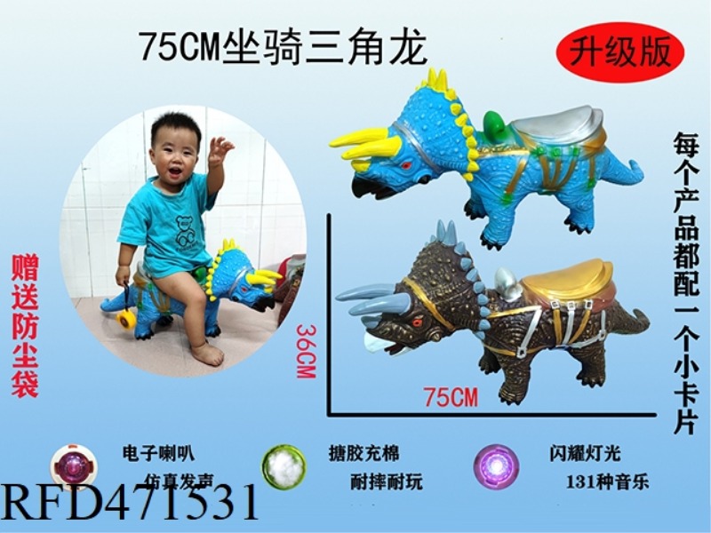 75CM MOUNT TRICERATOPS (UPGRADED)