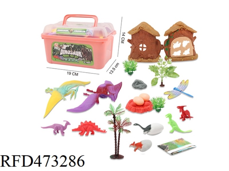 19PCS DINOSAUR WORLD