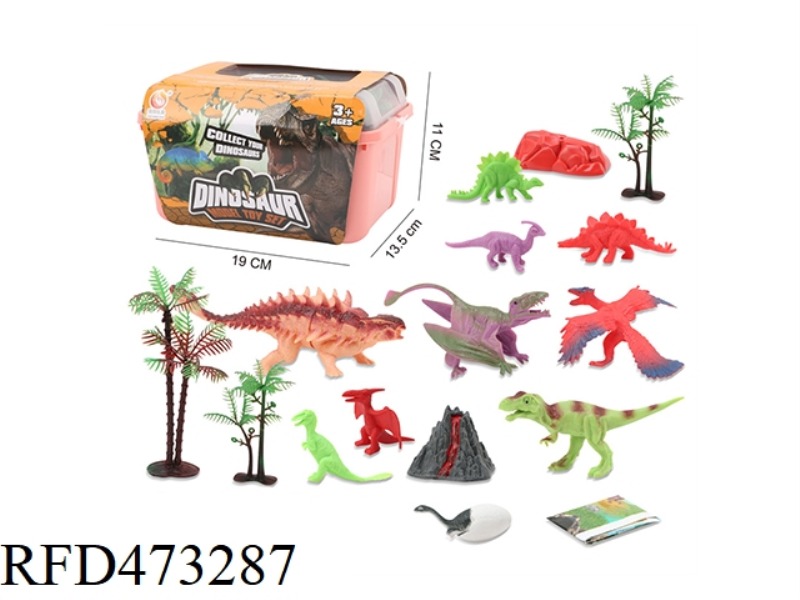 16PCS DINOSAUR WORLD