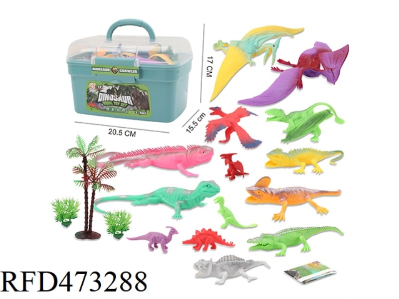18PCS DINOSAUR WORLD