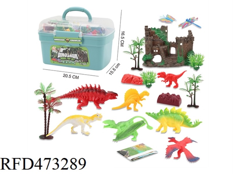 18PCS DINOSAUR WORLD