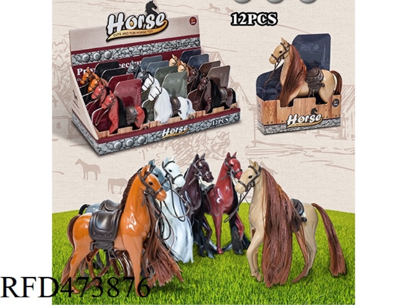SIMULATION PONY 12 PACK WITH HORSEBACK ROPE