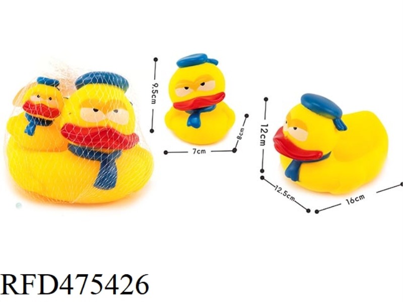 BIG DOCTOR DUCK MOTHER AND SON SET (LARGE + MEDIUM 2PCS)
