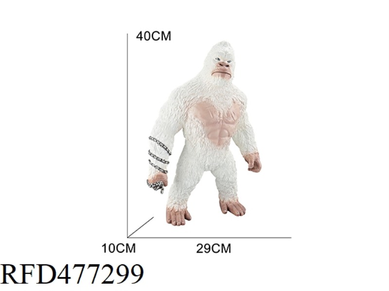 VINYL ANIMAL - RAMPAGE ALBINO GORILLA
