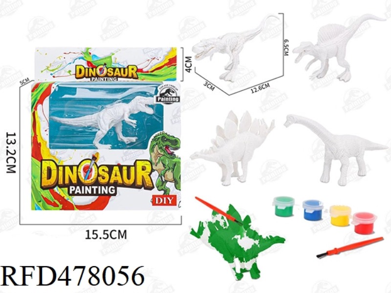 DIY PAINTED PVC DINOSAURS (4 MIXED PACKS)