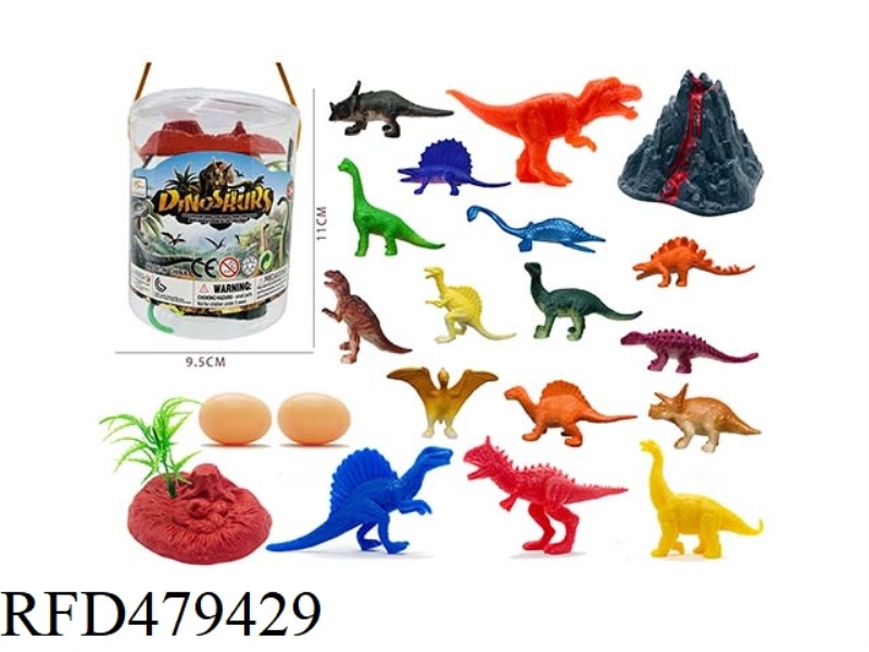 DINOSAUR SCENE (21PCS)