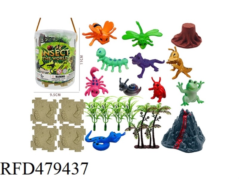 CARTOON INSECTS (22PCS)