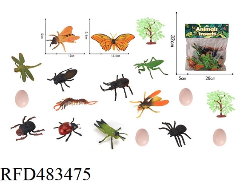 12 INSECTS PLUS ACCESSORIES