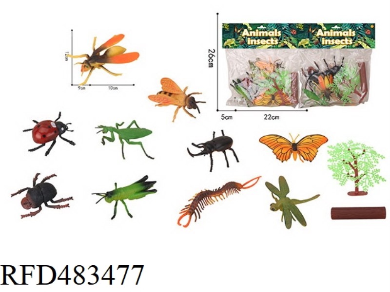 5 INSECTS PLUS ACCESSORIES