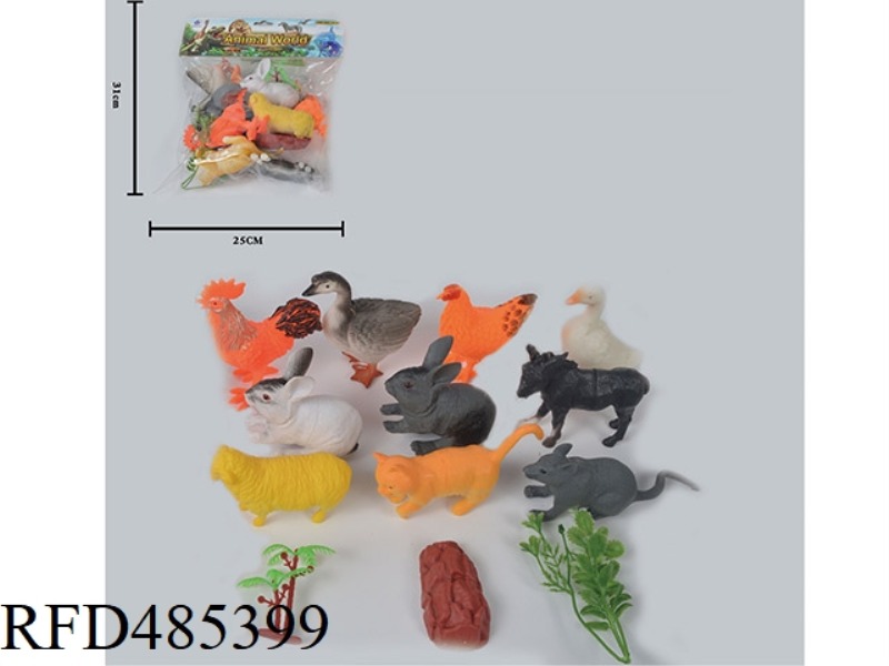 SIMULATION OF WILD ANIMALS SOLID ANIMALS (10)