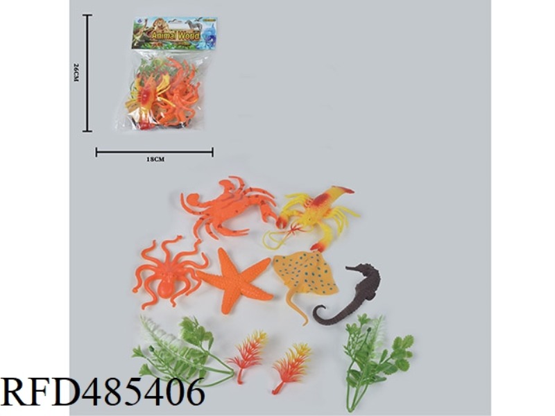SIMULATION OF WILD ANIMALS SOLID 6 OCEAN SUIT