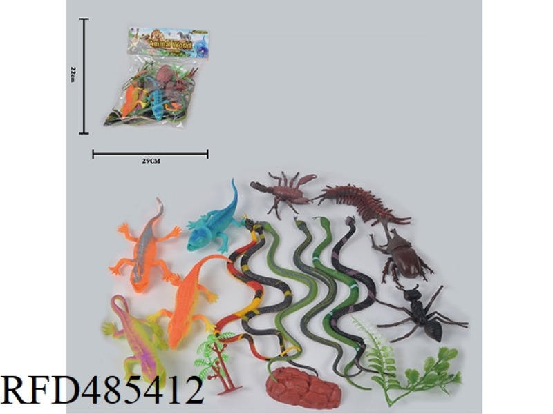SIMULATED WILD ANIMAL SOLID MODEL TOY ANIMAL