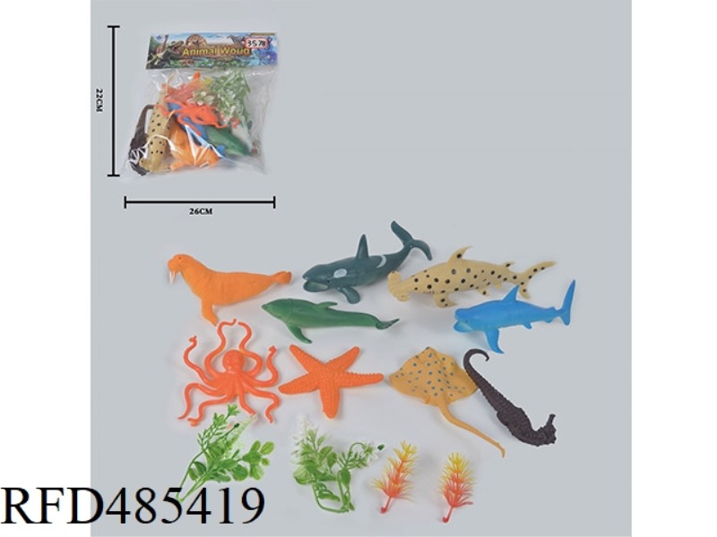 SIMULATION OF WILD ANIMALS SOLID 9 MARINE SUITS