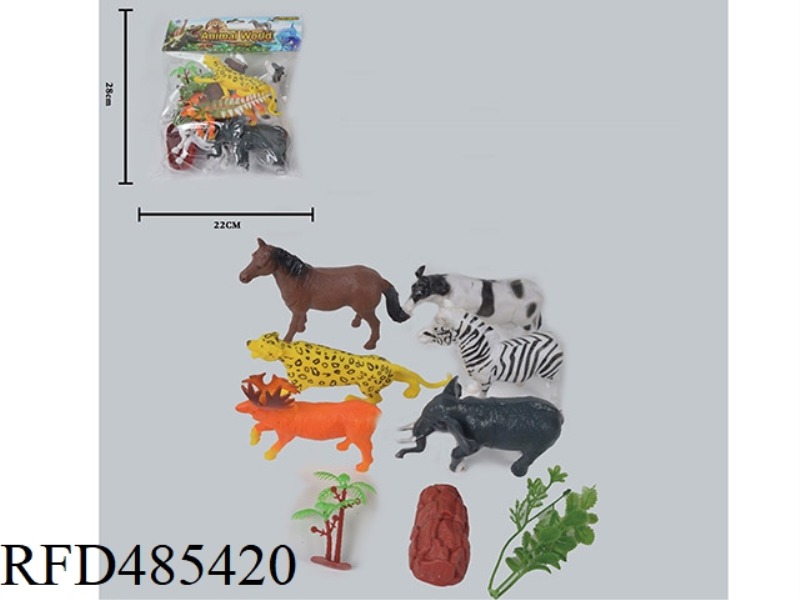 SIMULATION OF WILD ANIMALS SOLID ANIMALS (6)