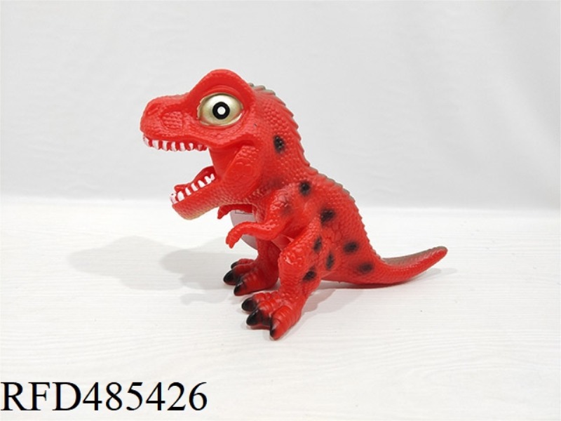 SIMULATED WILDLIFE DINOSAUR SOLID MODEL TOY JURASSIC TYRANNOSAURUS REX (WITH WHISTLE)