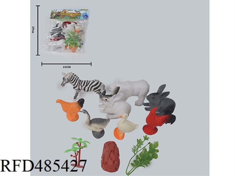 SIMULATION OF WILD ANIMALS SOLID ANIMALS (8)