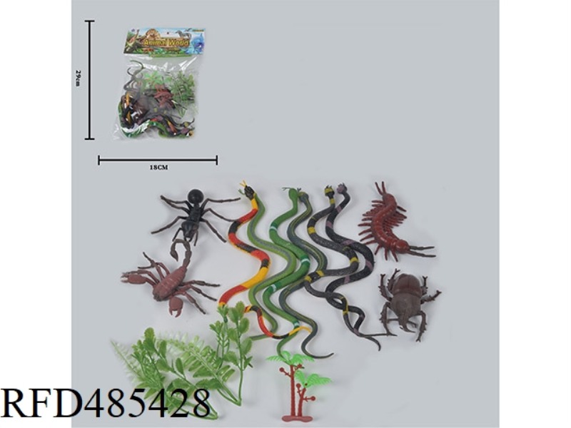SIMULATED WILD ANIMAL SOLID MODEL TOY ANIMAL