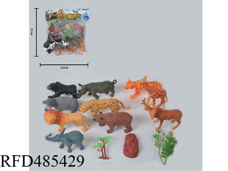 SIMULATION OF WILD ANIMALS SOLID ANIMALS (10)