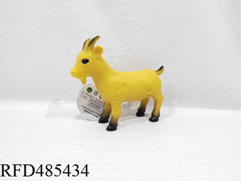 SIMULATED WILD ANIMAL SOLID MODEL TOY SHEEP (WITH COVER)