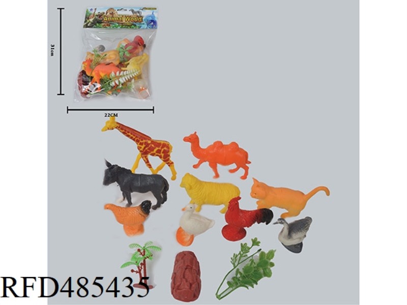 SIMULATION OF WILD ANIMALS SOLID ANIMALS (9)
