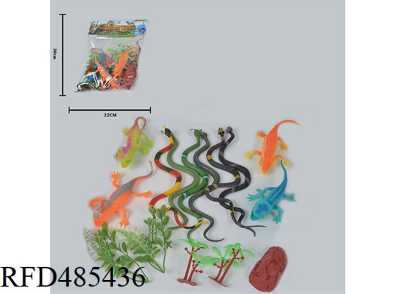 SIMULATED WILD ANIMAL SOLID MODEL TOY ANIMAL