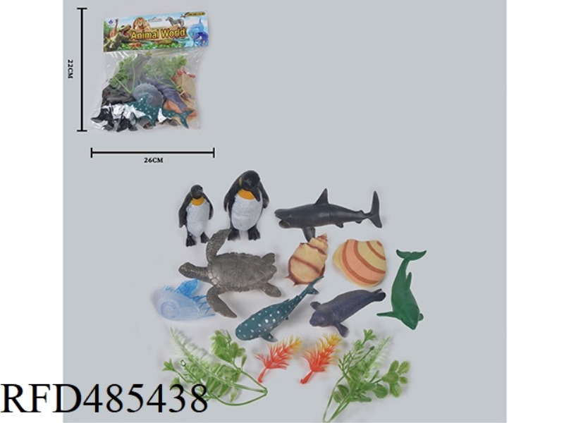 SIMULATION OF WILD ANIMALS SOLID 10 OCEAN SUIT
